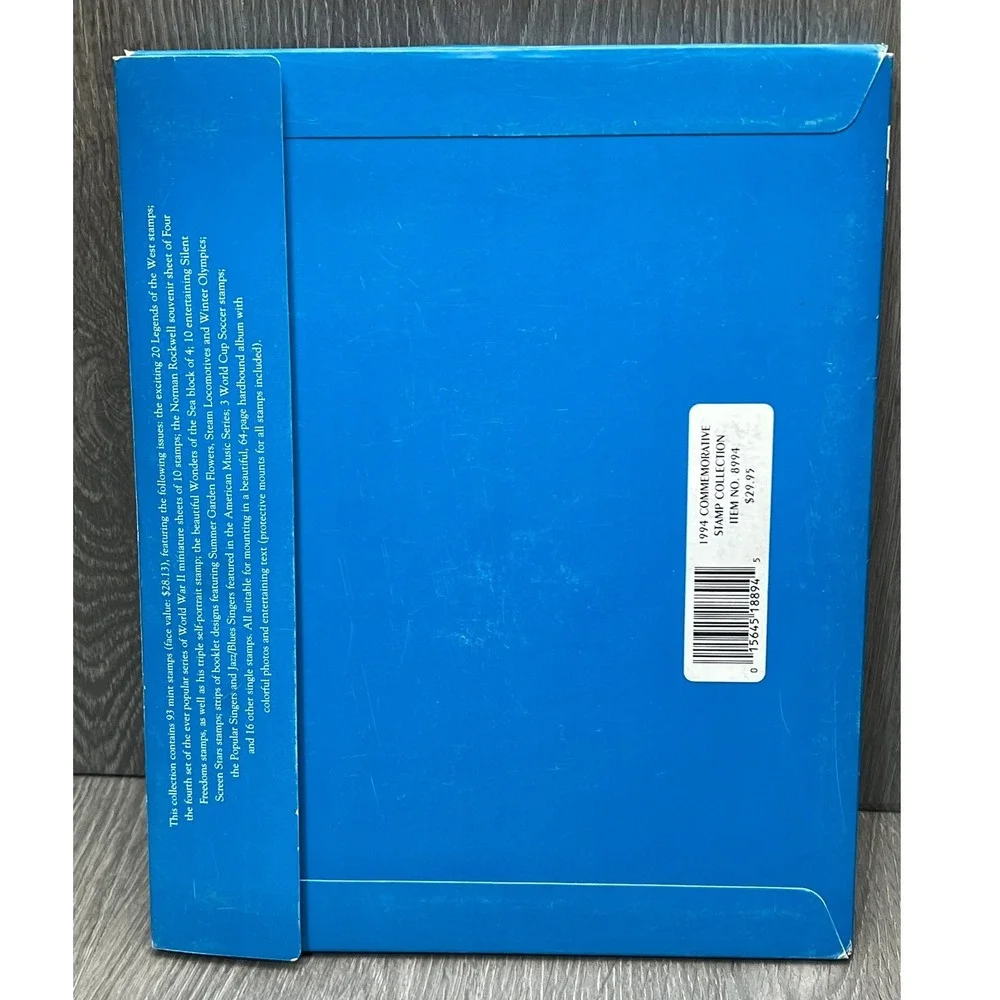 USPS 1994 Commemorative Stamp Collection Hardcover Album Book 8994 Vintage
